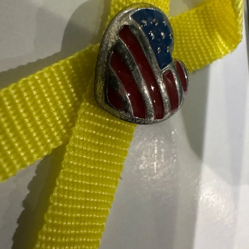THE YELLOW RIBBON PIN - Picture 4 of 11
